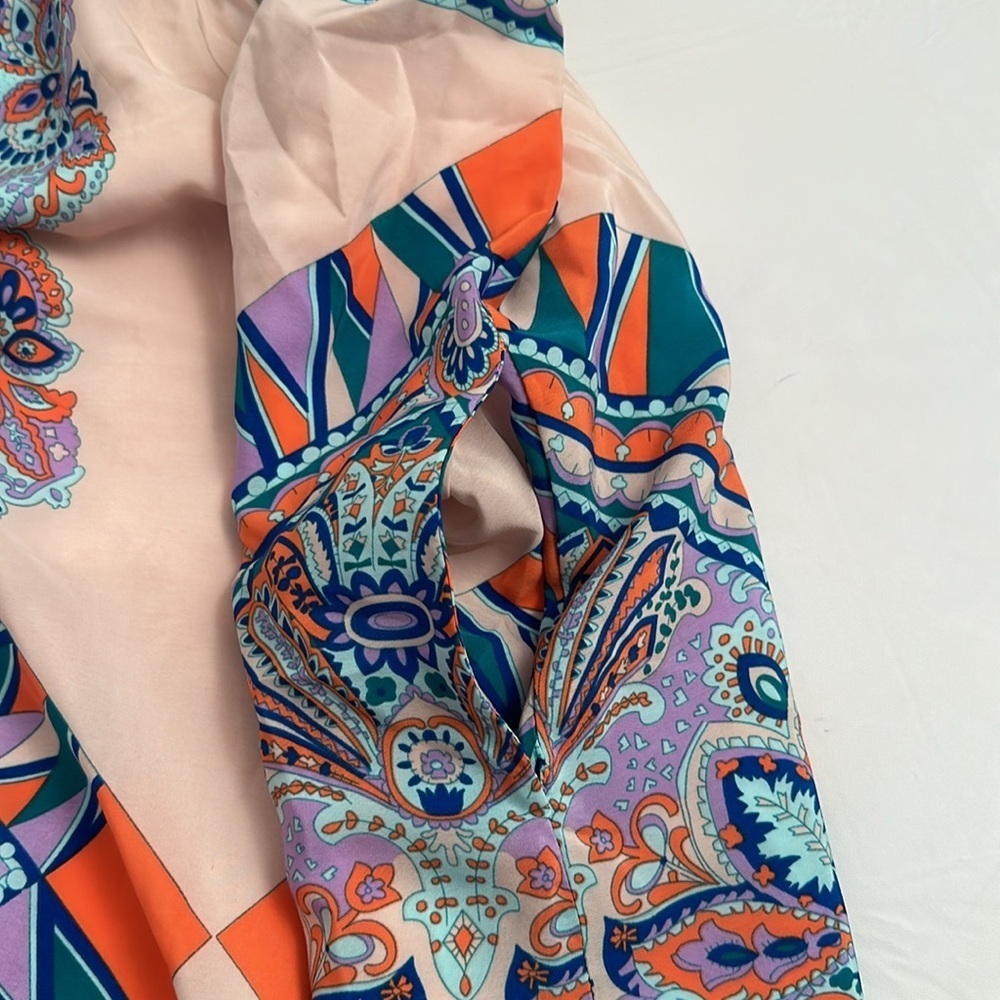 Lovers and Friends Kitty Cat Blush Scarf multicolor maxi dress - Picture 8 of 14